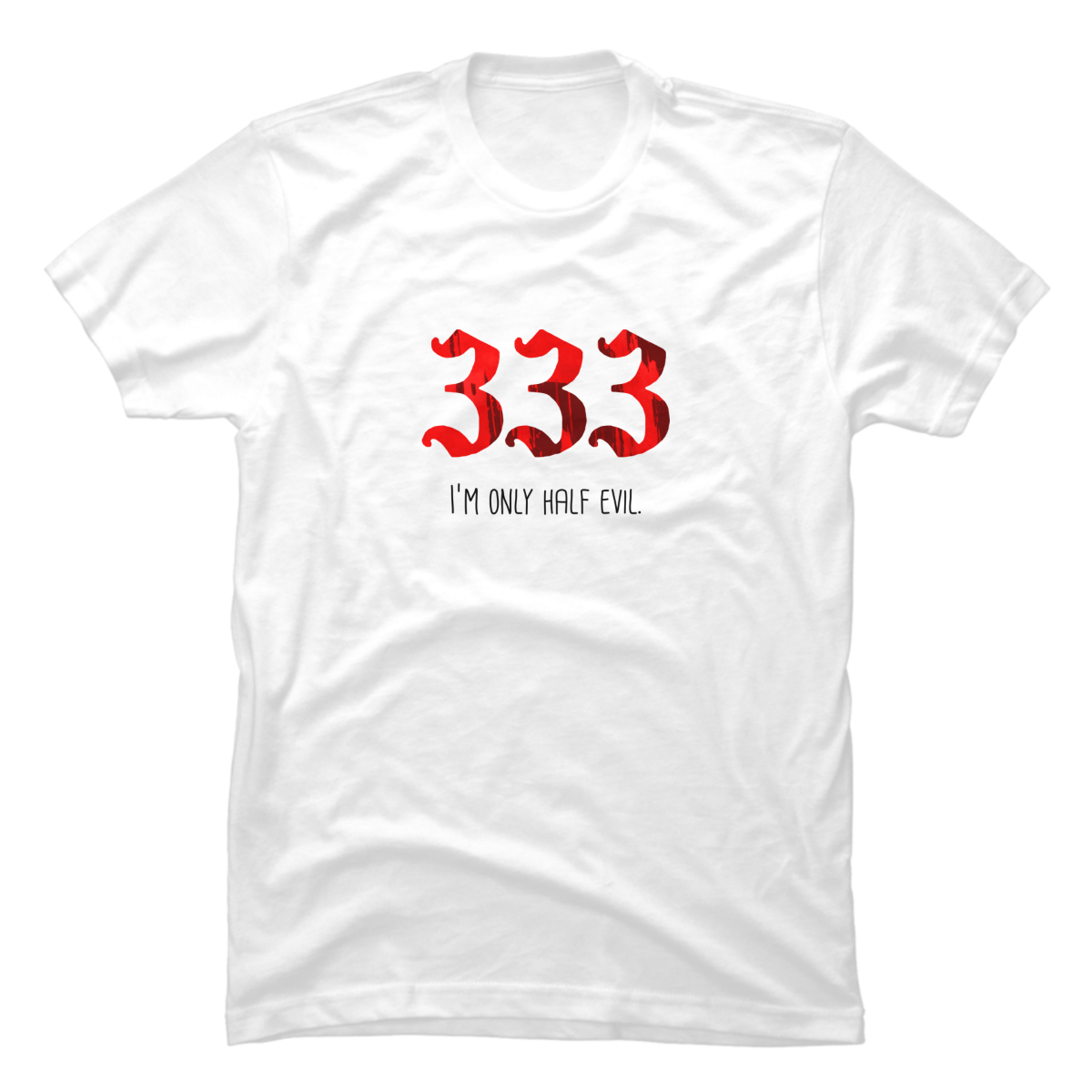 333 half evil shirt